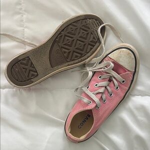 Converse Pink Canvas Sneakers